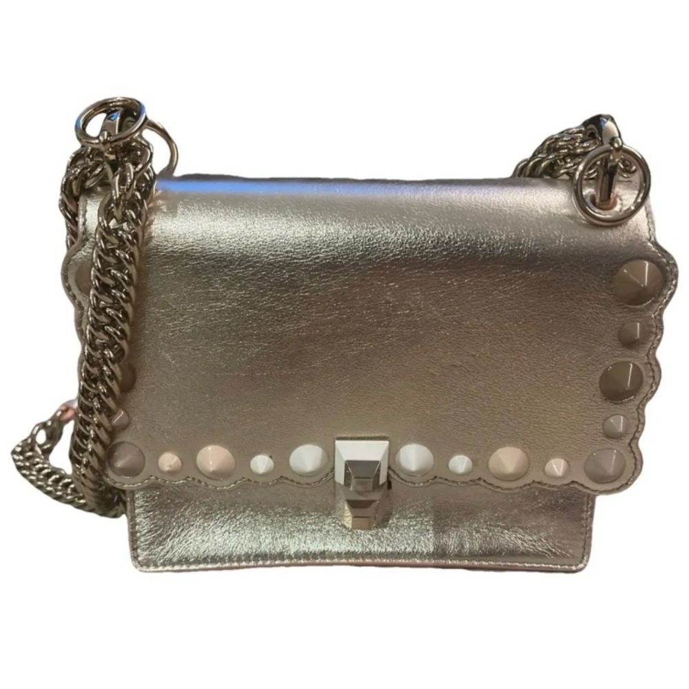 FENDI Kan u leather crossbody bag